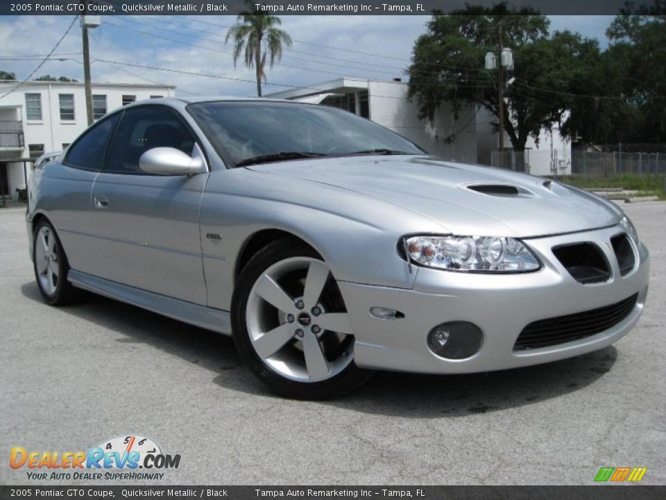 2005 Pontiac GTO Coupe Quicksilver Metallic / Black Photo #5