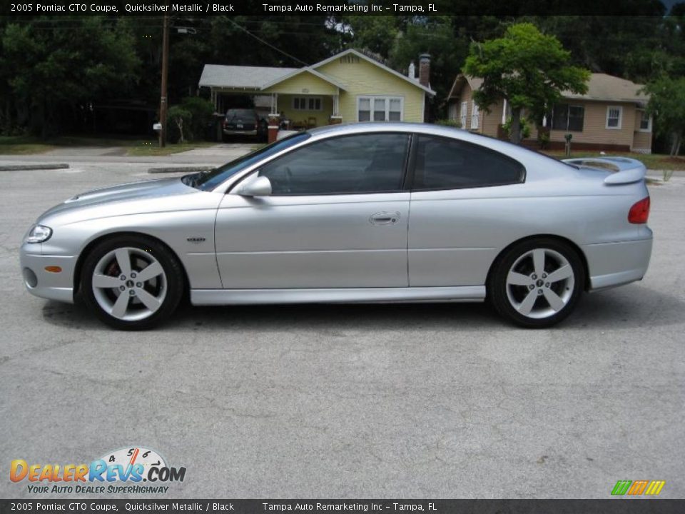 2005 Pontiac GTO Coupe Quicksilver Metallic / Black Photo #7