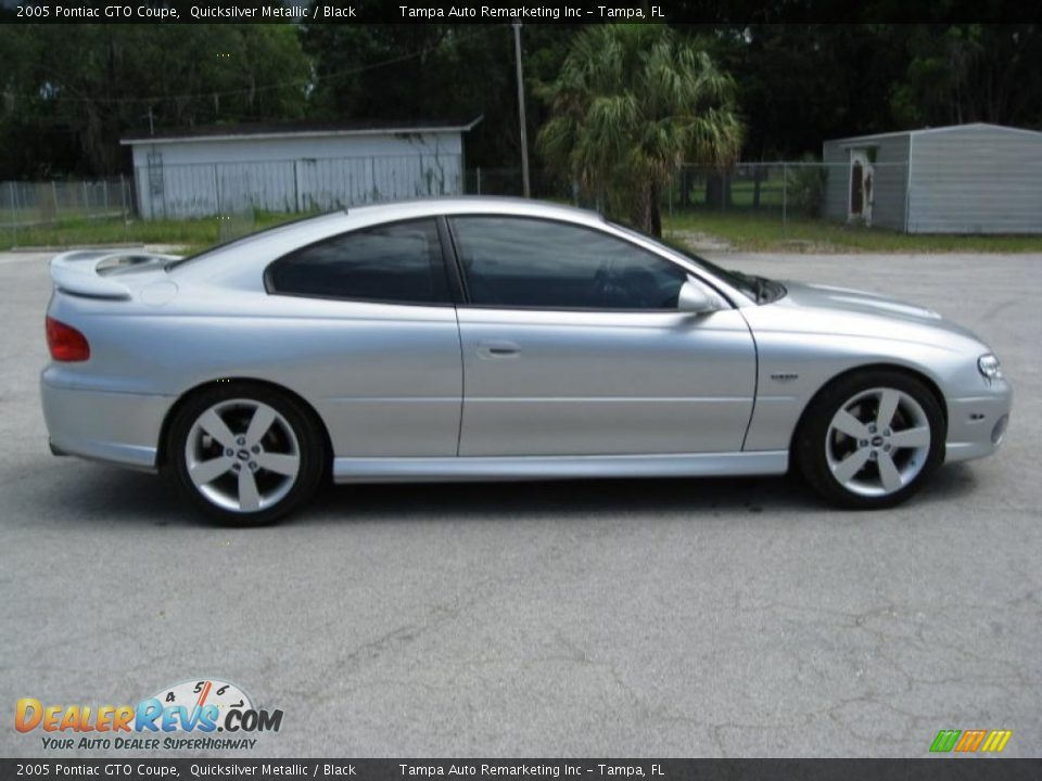 2005 Pontiac GTO Coupe Quicksilver Metallic / Black Photo #8