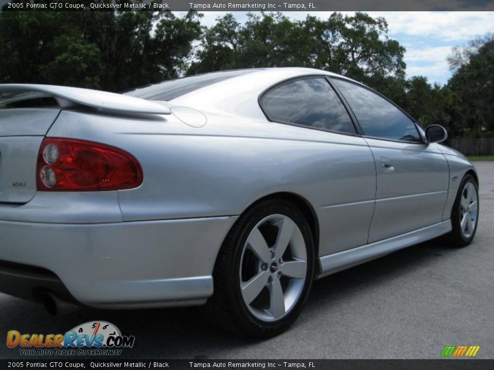 2005 Pontiac GTO Coupe Quicksilver Metallic / Black Photo #10