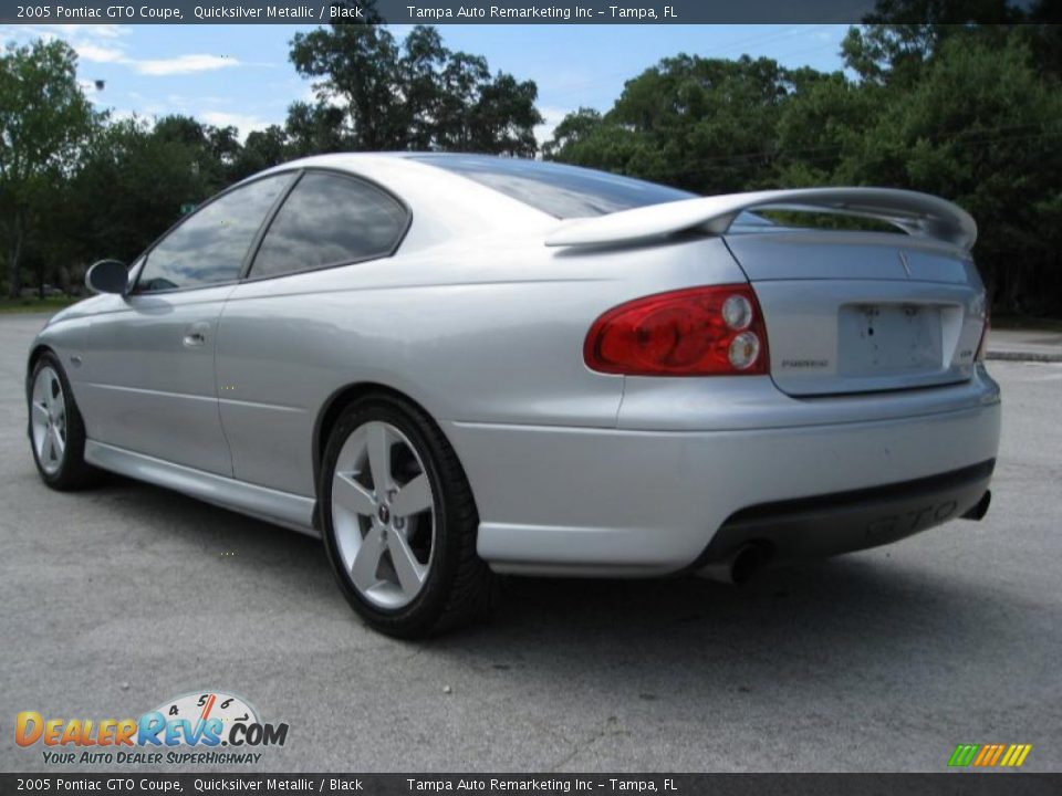 2005 Pontiac GTO Coupe Quicksilver Metallic / Black Photo #11