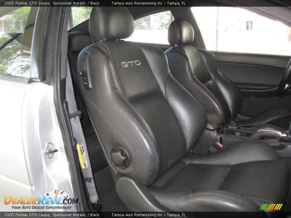 2005 Pontiac GTO Coupe Quicksilver Metallic / Black Photo #20