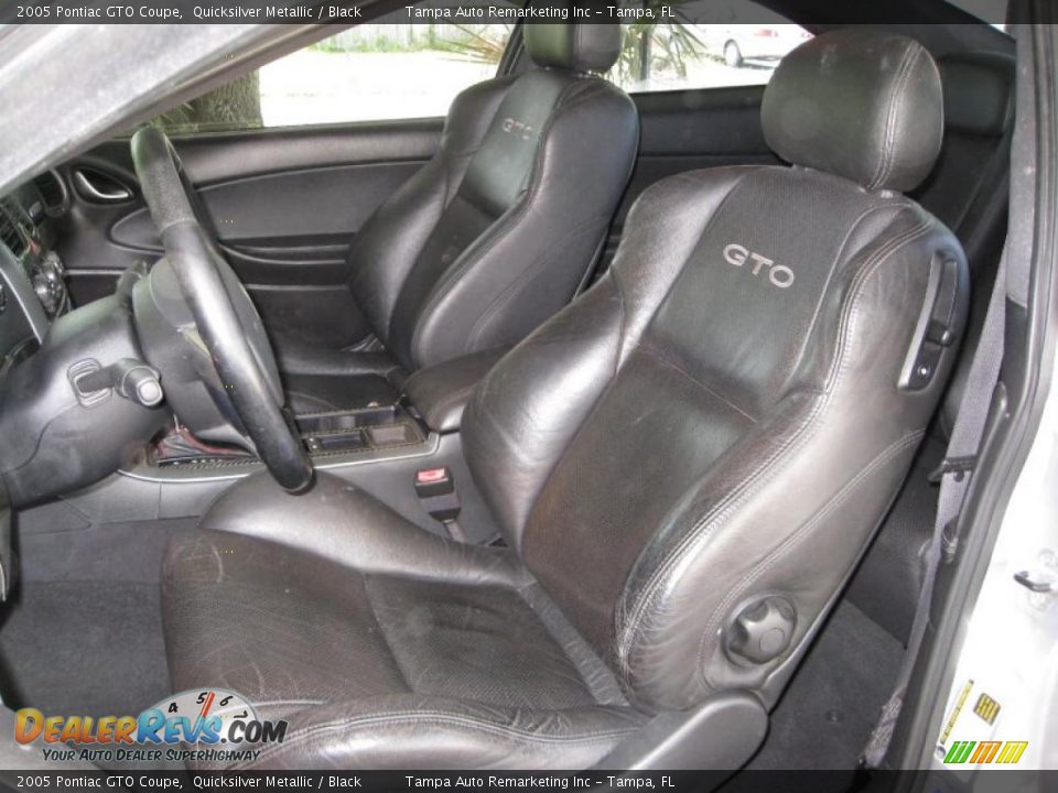 2005 Pontiac GTO Coupe Quicksilver Metallic / Black Photo #21