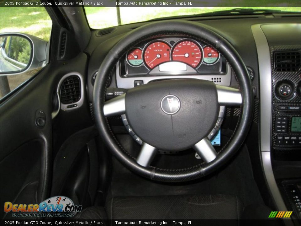 2005 Pontiac GTO Coupe Quicksilver Metallic / Black Photo #25