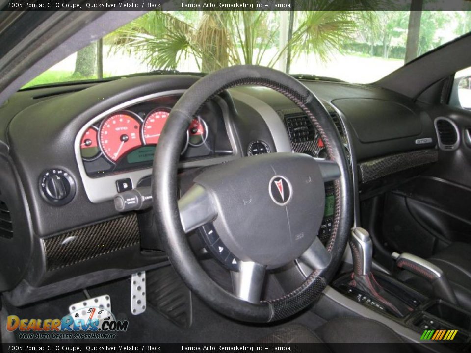 2005 Pontiac GTO Coupe Quicksilver Metallic / Black Photo #28
