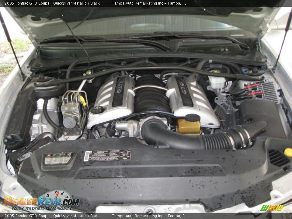 2005 Pontiac GTO Coupe Quicksilver Metallic / Black Photo #30
