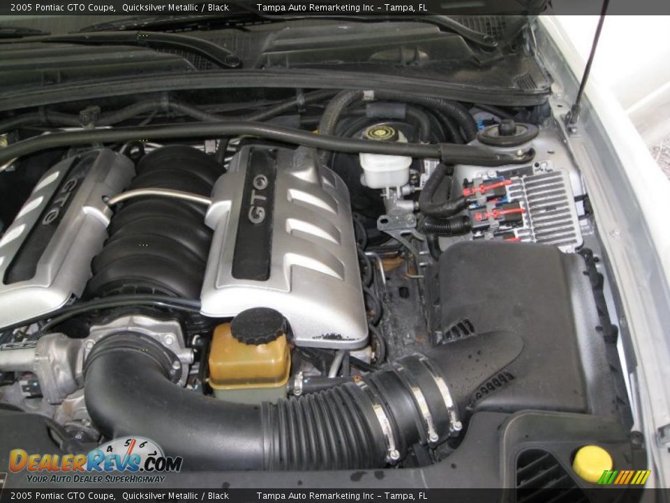2005 Pontiac GTO Coupe Quicksilver Metallic / Black Photo #33
