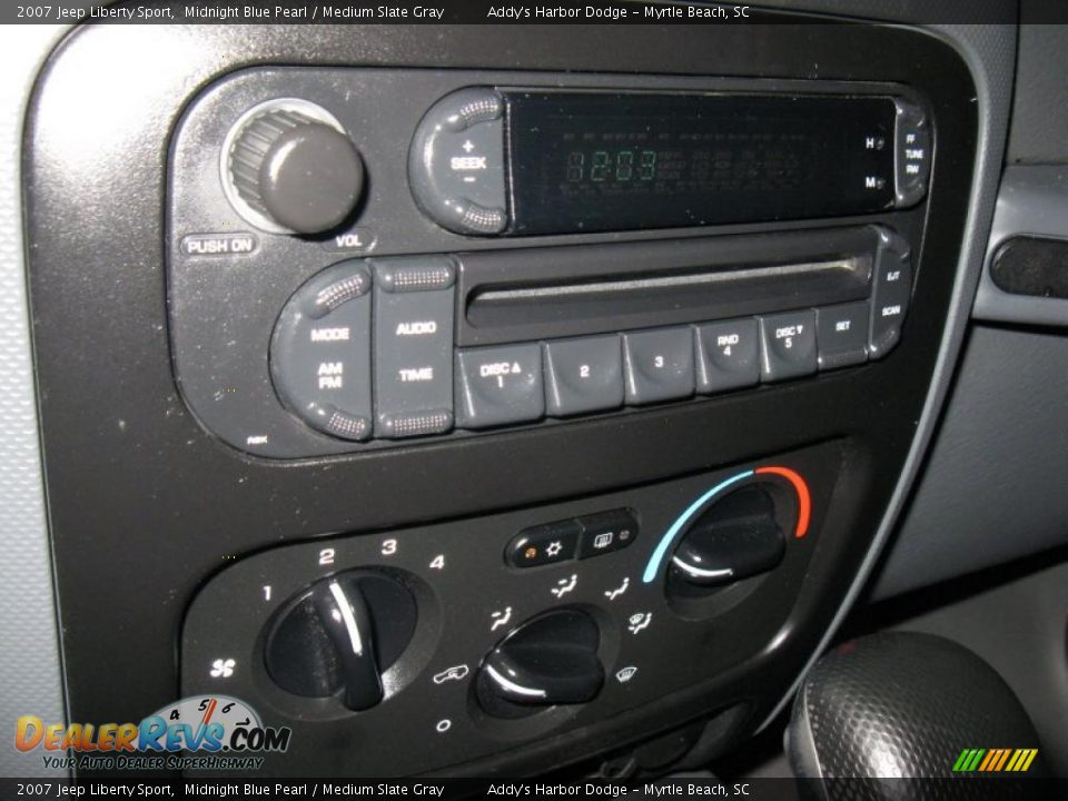 2007 Jeep Liberty Sport Midnight Blue Pearl / Medium Slate Gray Photo #15