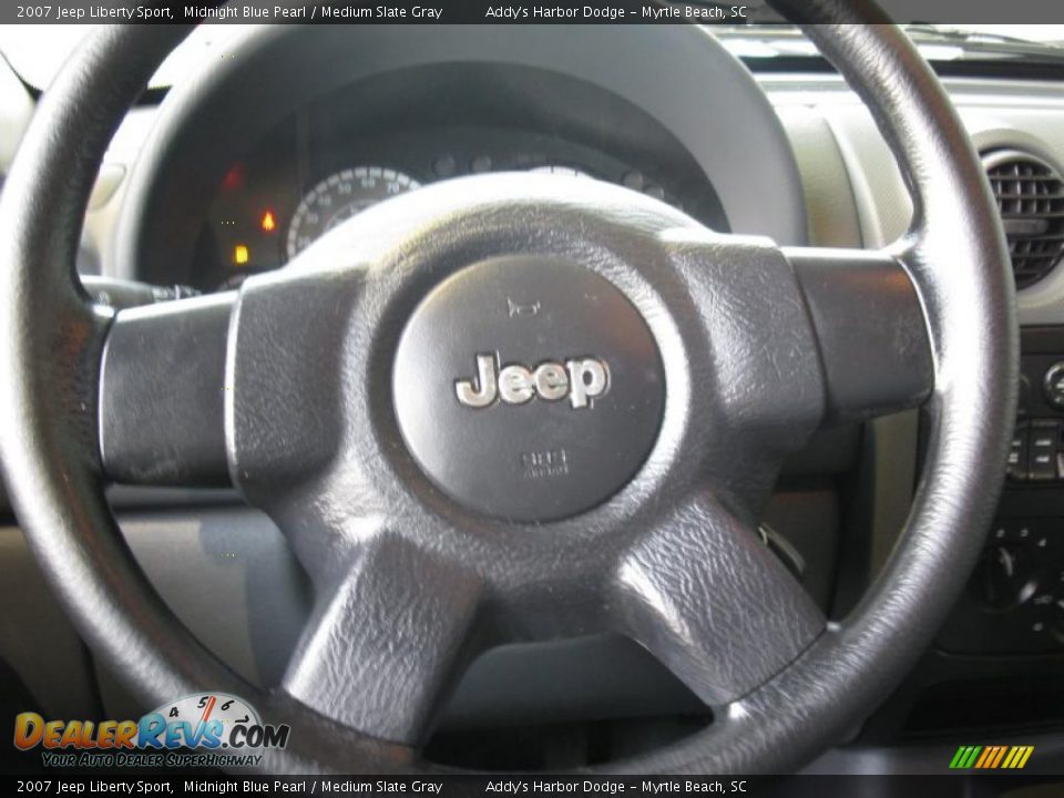 2007 Jeep Liberty Sport Midnight Blue Pearl / Medium Slate Gray Photo #21