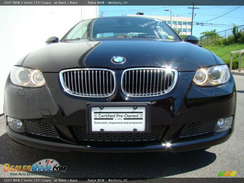 2007 BMW 3 Series 335i Coupe Jet Black / Black Photo #2