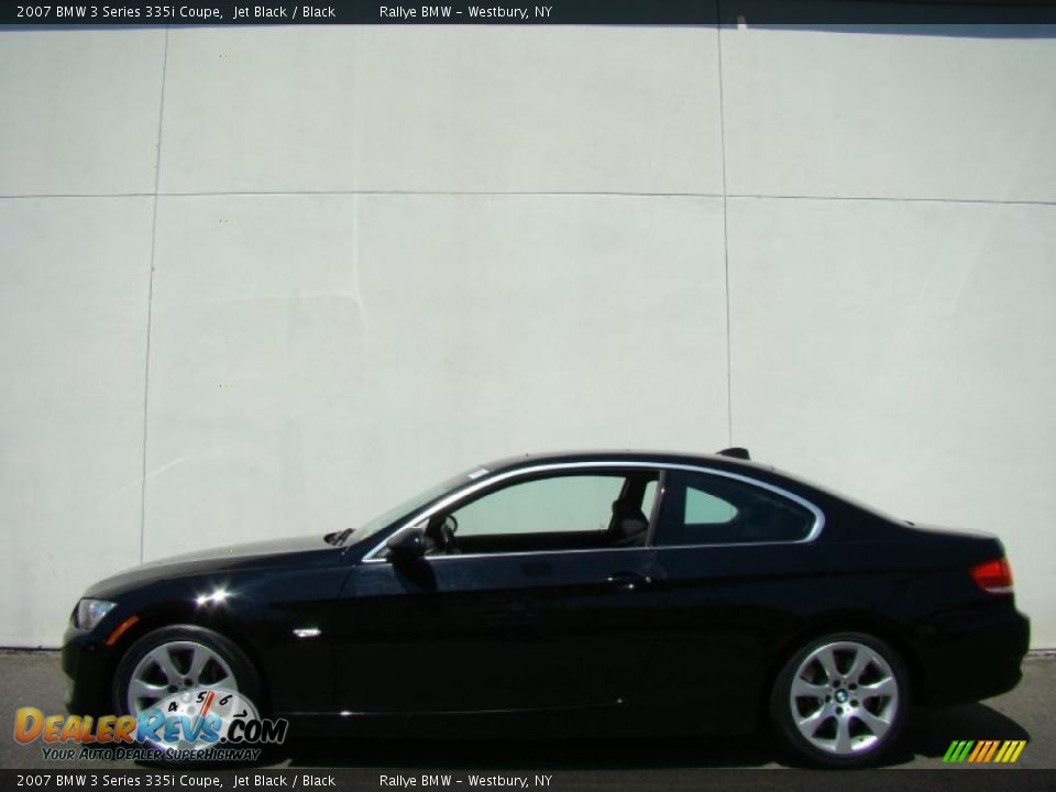 2007 BMW 3 Series 335i Coupe Jet Black / Black Photo #3