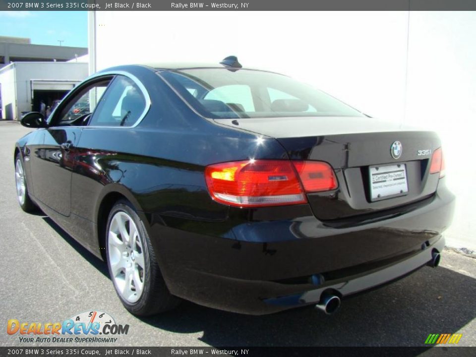 2007 BMW 3 Series 335i Coupe Jet Black / Black Photo #4
