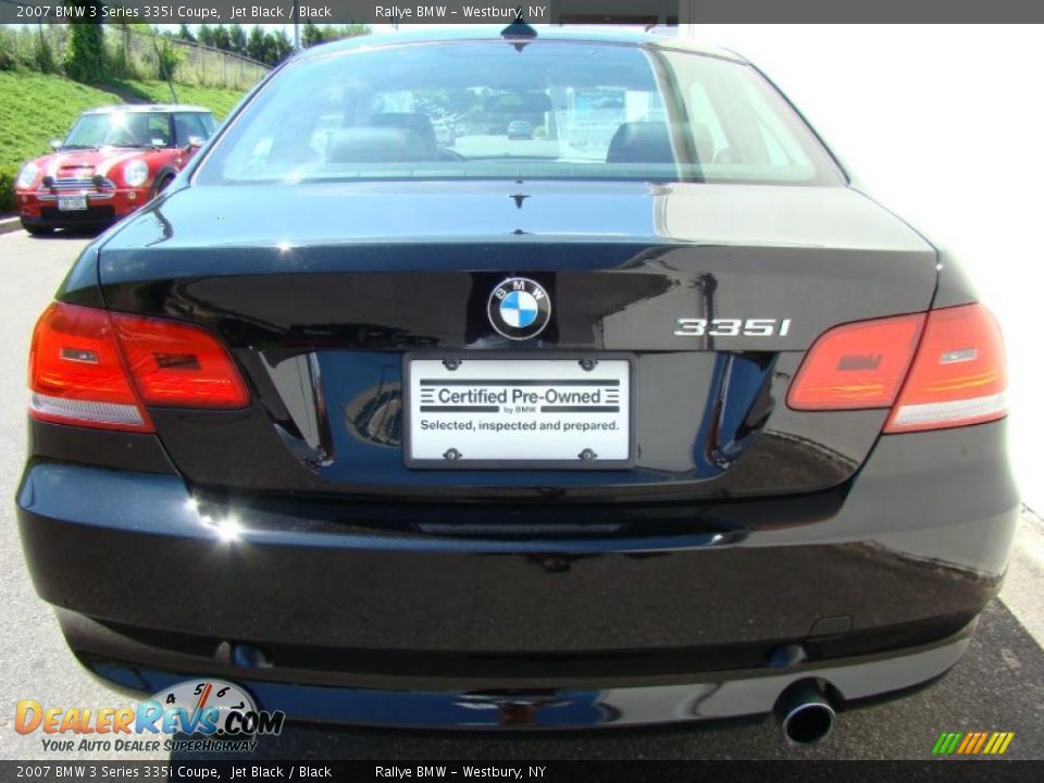 2007 BMW 3 Series 335i Coupe Jet Black / Black Photo #5