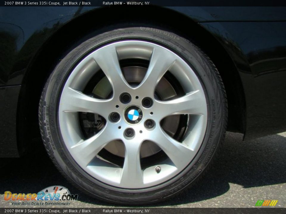 2007 BMW 3 Series 335i Coupe Jet Black / Black Photo #6