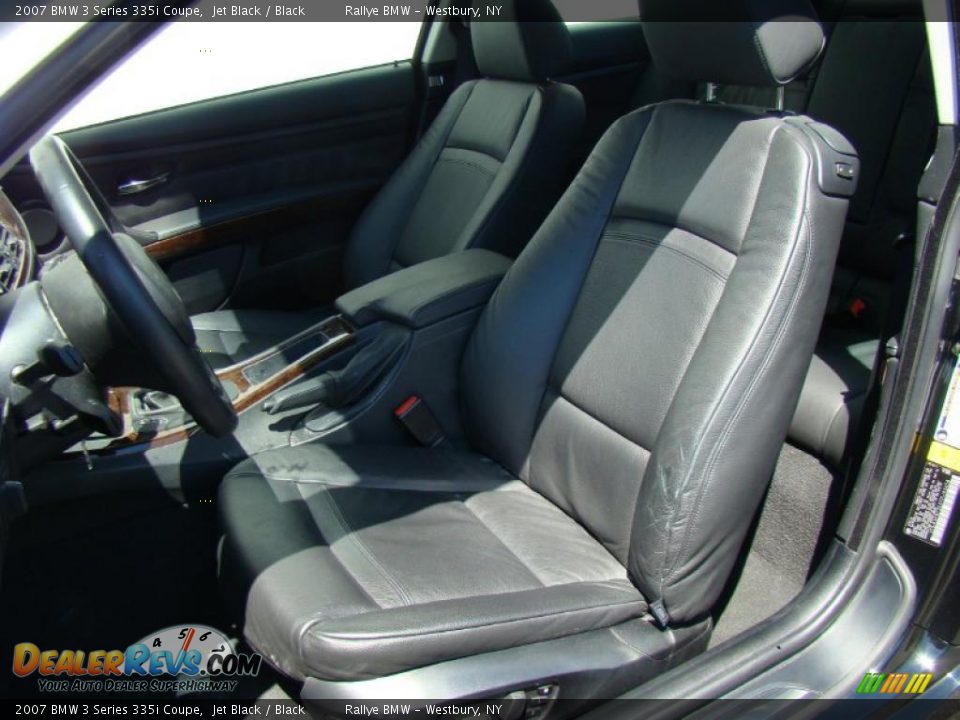 2007 BMW 3 Series 335i Coupe Jet Black / Black Photo #8
