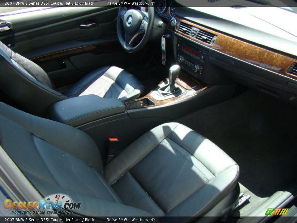 2007 BMW 3 Series 335i Coupe Jet Black / Black Photo #12