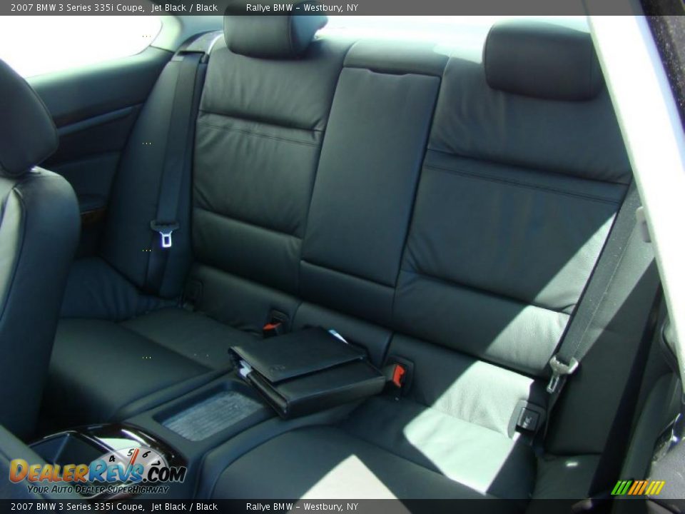 2007 BMW 3 Series 335i Coupe Jet Black / Black Photo #13