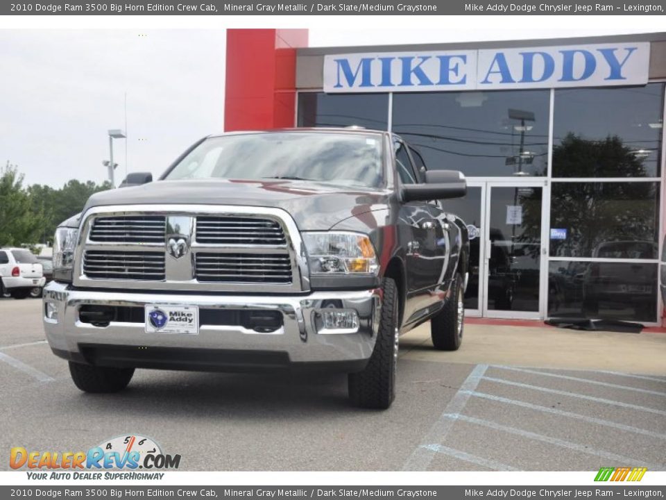2010 Dodge Ram 3500 Big Horn Edition Crew Cab Mineral Gray Metallic / Dark Slate/Medium Graystone Photo #1