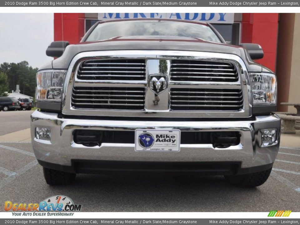 2010 Dodge Ram 3500 Big Horn Edition Crew Cab Mineral Gray Metallic / Dark Slate/Medium Graystone Photo #2