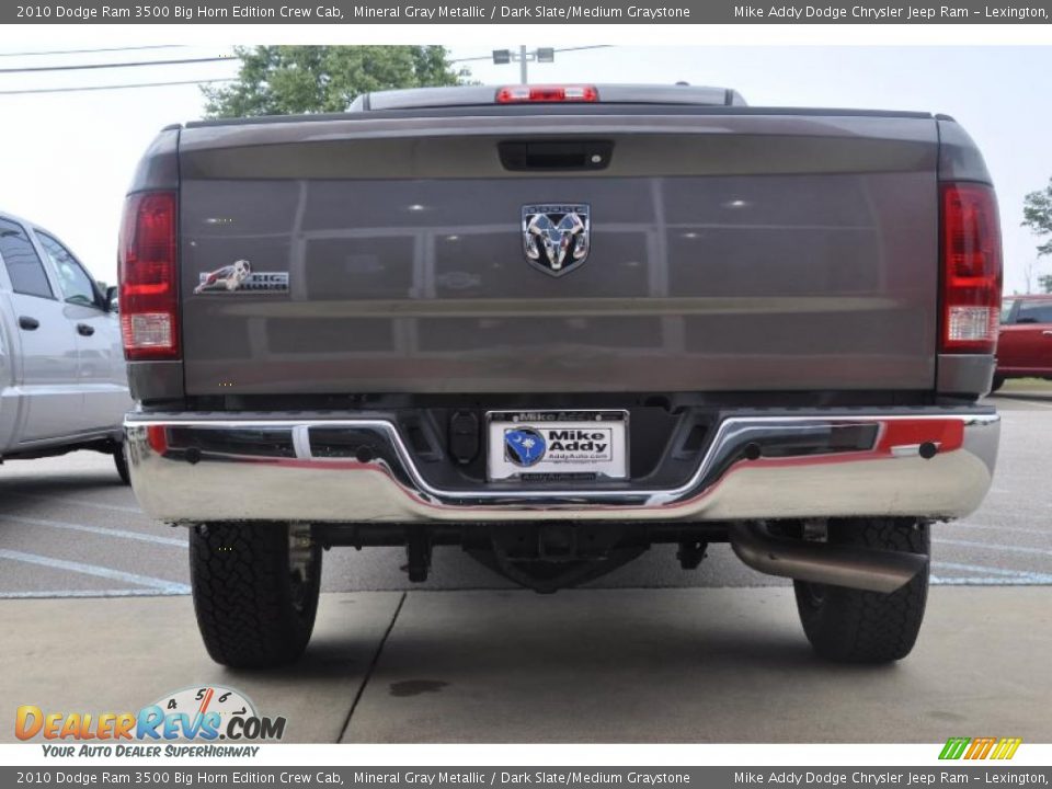 2010 Dodge Ram 3500 Big Horn Edition Crew Cab Mineral Gray Metallic / Dark Slate/Medium Graystone Photo #5
