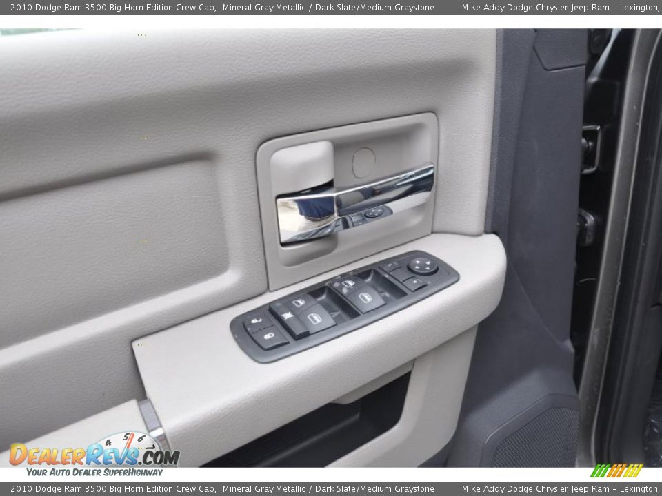 2010 Dodge Ram 3500 Big Horn Edition Crew Cab Mineral Gray Metallic / Dark Slate/Medium Graystone Photo #7