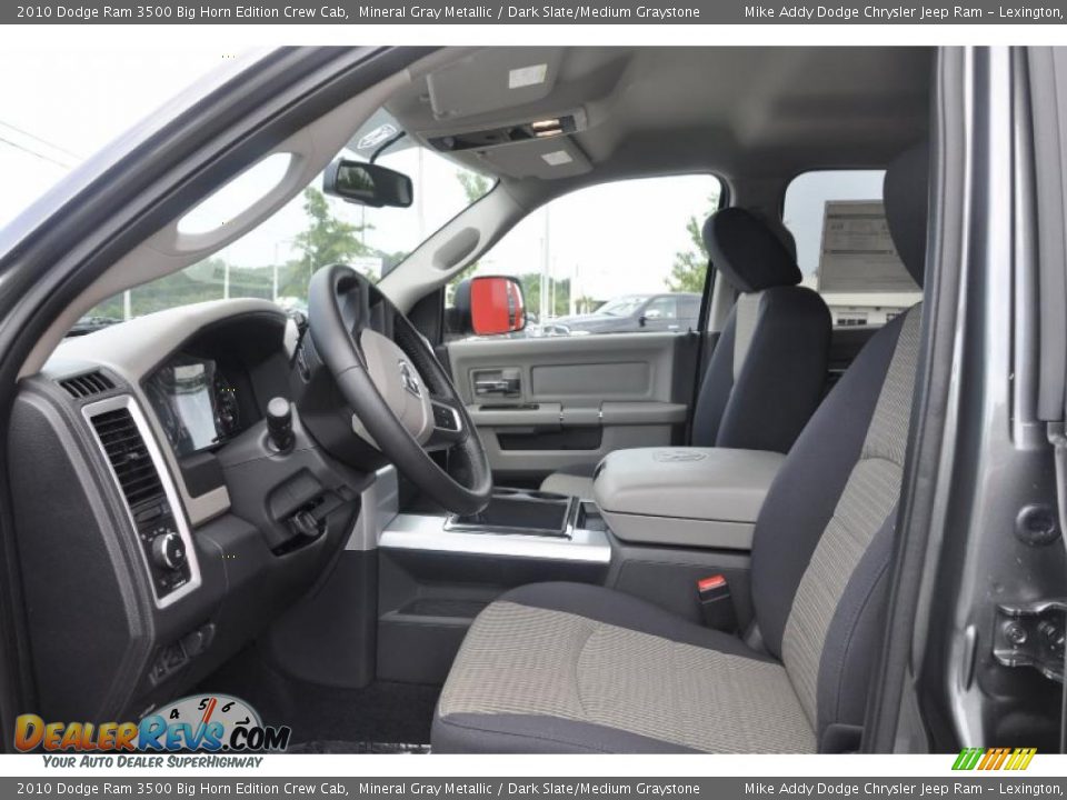2010 Dodge Ram 3500 Big Horn Edition Crew Cab Mineral Gray Metallic / Dark Slate/Medium Graystone Photo #8
