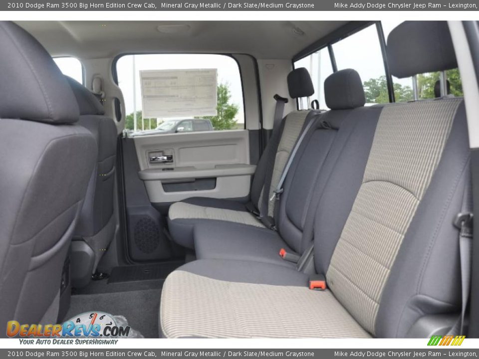 2010 Dodge Ram 3500 Big Horn Edition Crew Cab Mineral Gray Metallic / Dark Slate/Medium Graystone Photo #18