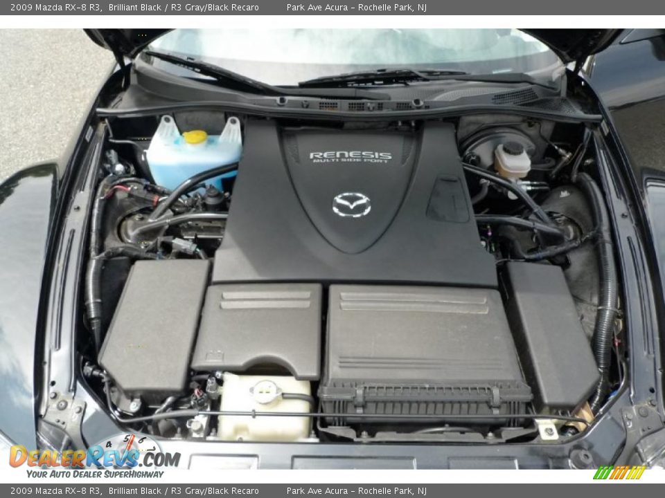 2009 Mazda RX-8 R3 Brilliant Black / R3 Gray/Black Recaro Photo #22