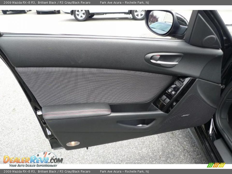 2009 Mazda RX-8 R3 Brilliant Black / R3 Gray/Black Recaro Photo #23