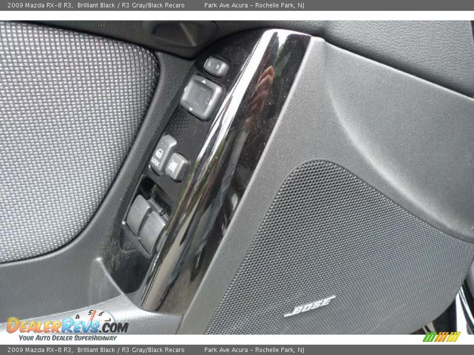 2009 Mazda RX-8 R3 Brilliant Black / R3 Gray/Black Recaro Photo #24