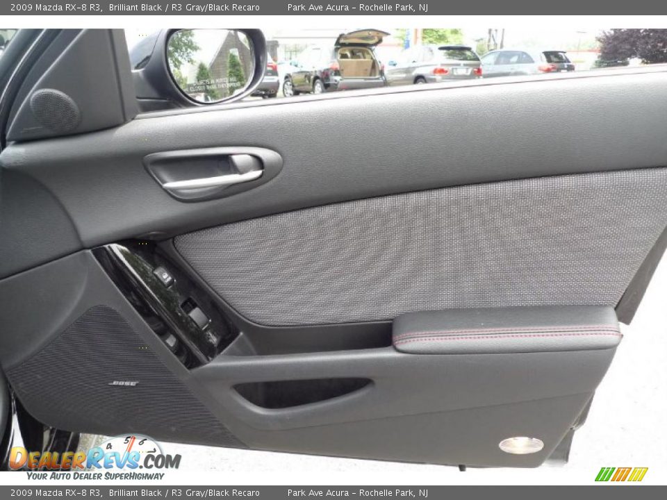 2009 Mazda RX-8 R3 Brilliant Black / R3 Gray/Black Recaro Photo #33