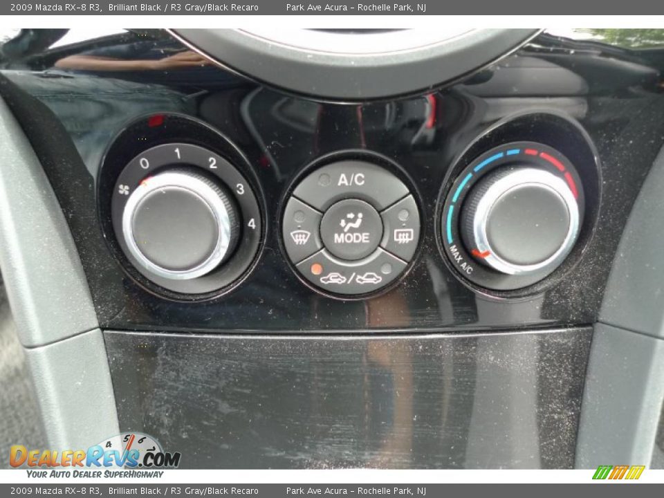 2009 Mazda RX-8 R3 Brilliant Black / R3 Gray/Black Recaro Photo #36