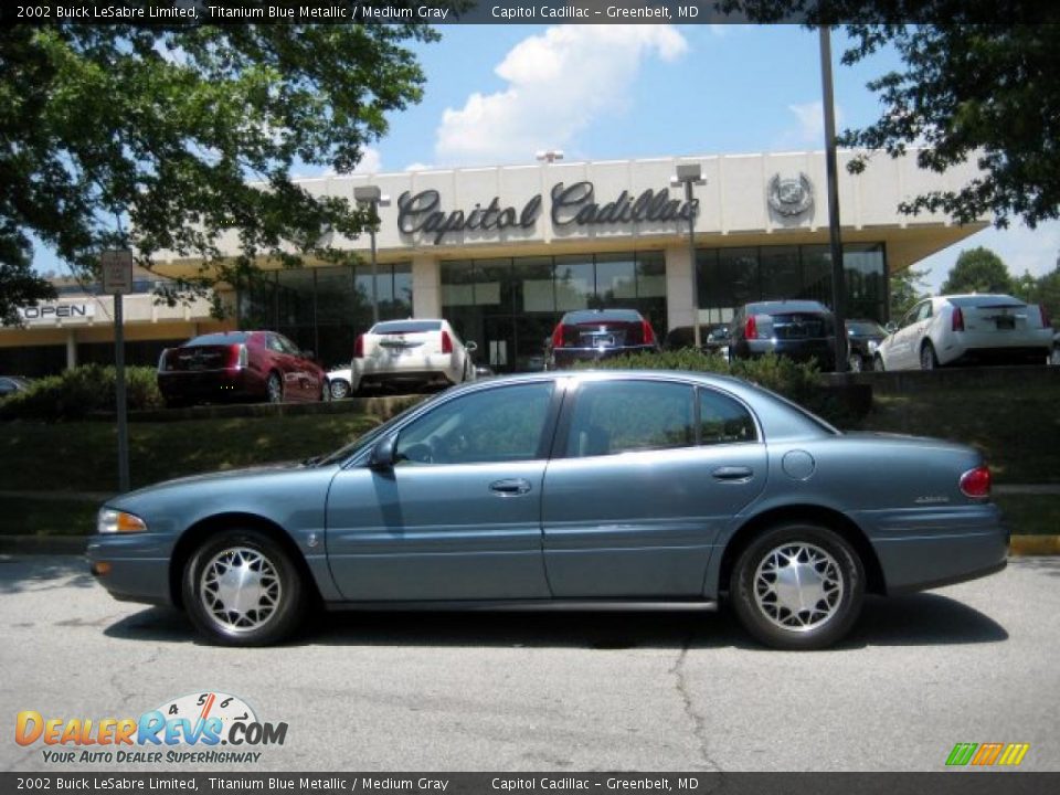 2002 Buick LeSabre Limited Titanium Blue Metallic / Medium Gray Photo #1