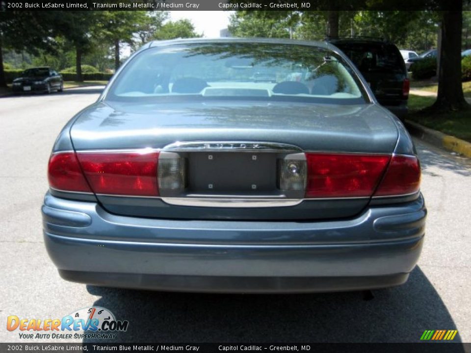 2002 Buick LeSabre Limited Titanium Blue Metallic / Medium Gray Photo #3