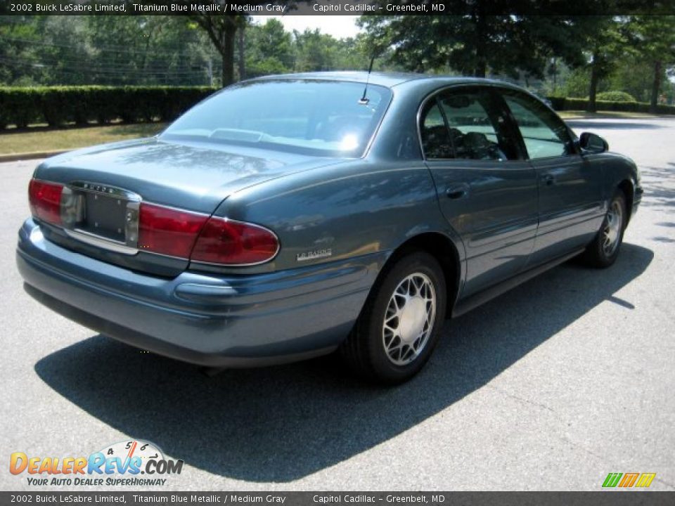 2002 Buick LeSabre Limited Titanium Blue Metallic / Medium Gray Photo #4