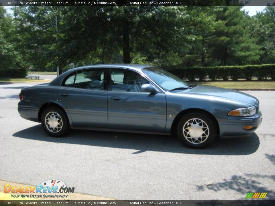2002 Buick LeSabre Limited Titanium Blue Metallic / Medium Gray Photo #5
