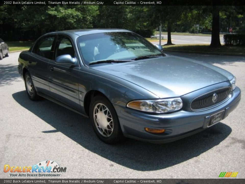 2002 Buick LeSabre Limited Titanium Blue Metallic / Medium Gray Photo #6