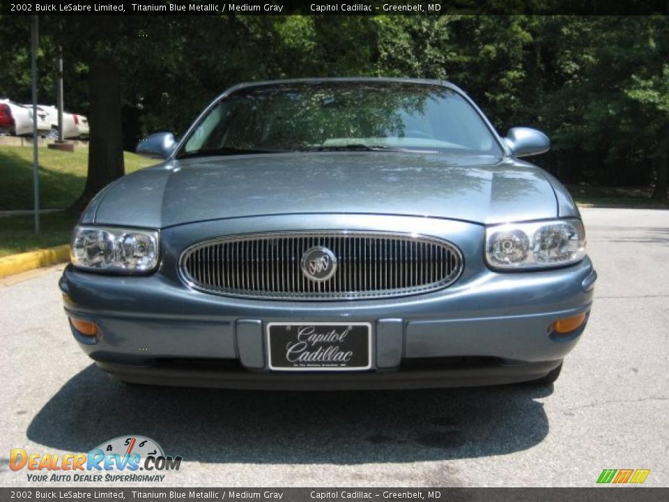2002 Buick LeSabre Limited Titanium Blue Metallic / Medium Gray Photo #7