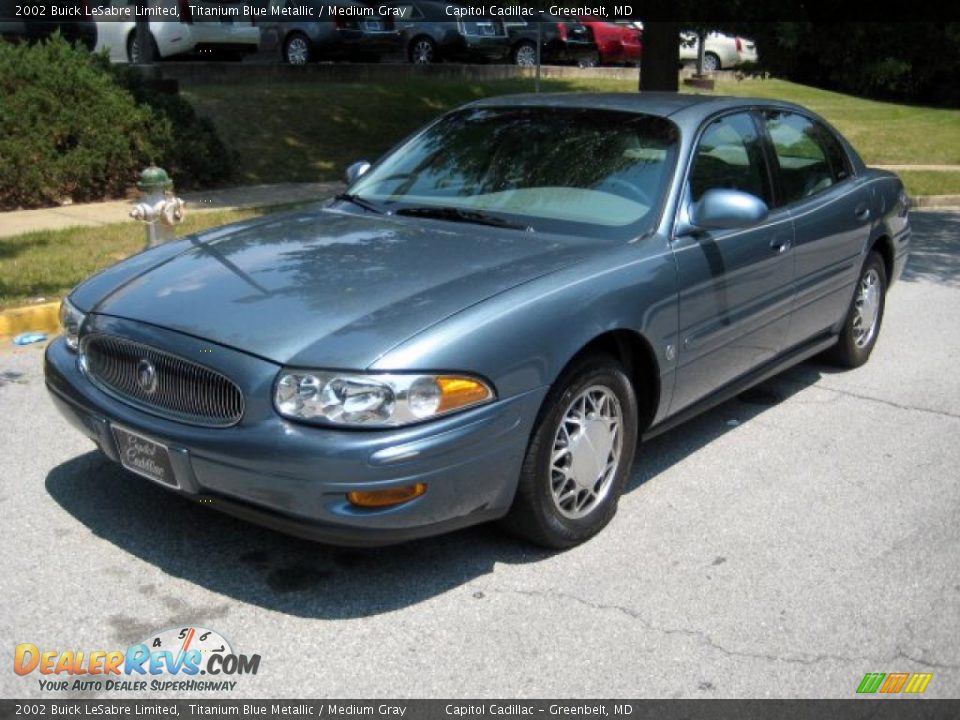 2002 Buick LeSabre Limited Titanium Blue Metallic / Medium Gray Photo #8