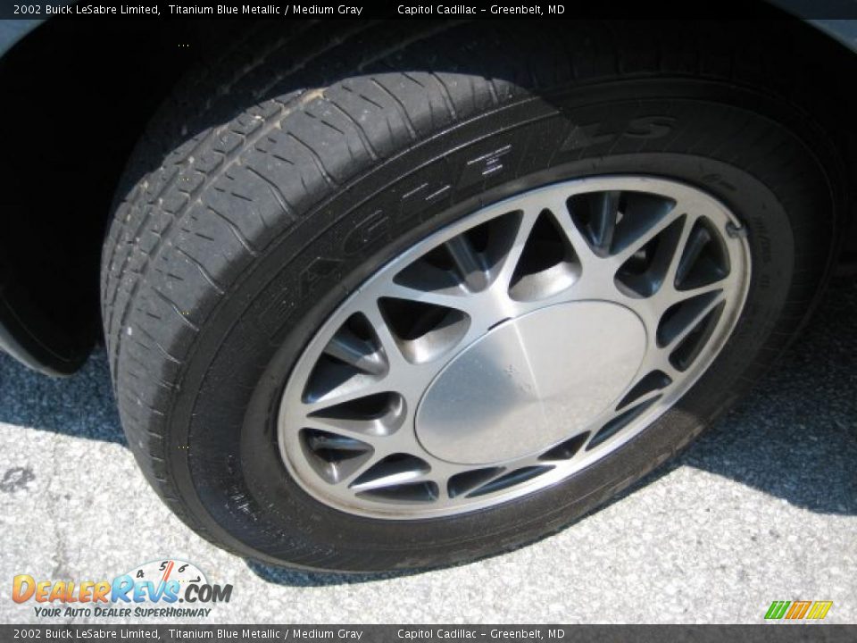 2002 Buick LeSabre Limited Titanium Blue Metallic / Medium Gray Photo #9