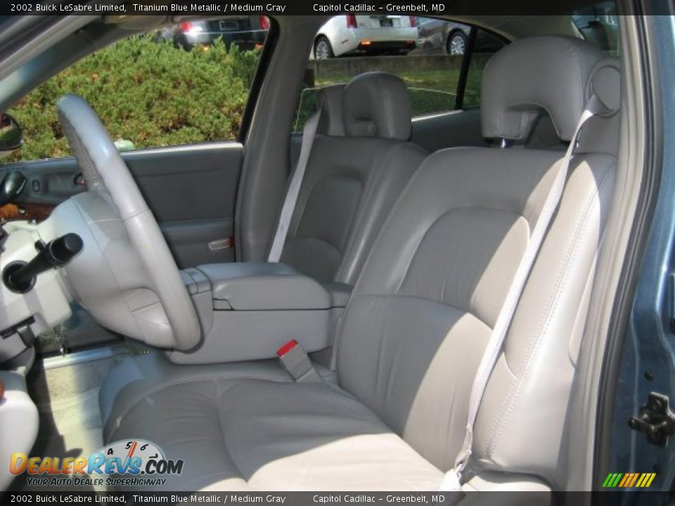 2002 Buick LeSabre Limited Titanium Blue Metallic / Medium Gray Photo #11