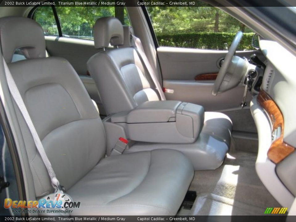 2002 Buick LeSabre Limited Titanium Blue Metallic / Medium Gray Photo #12