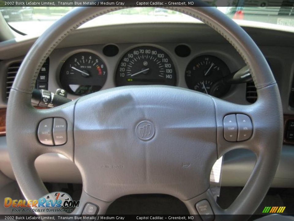 2002 Buick LeSabre Limited Titanium Blue Metallic / Medium Gray Photo #15