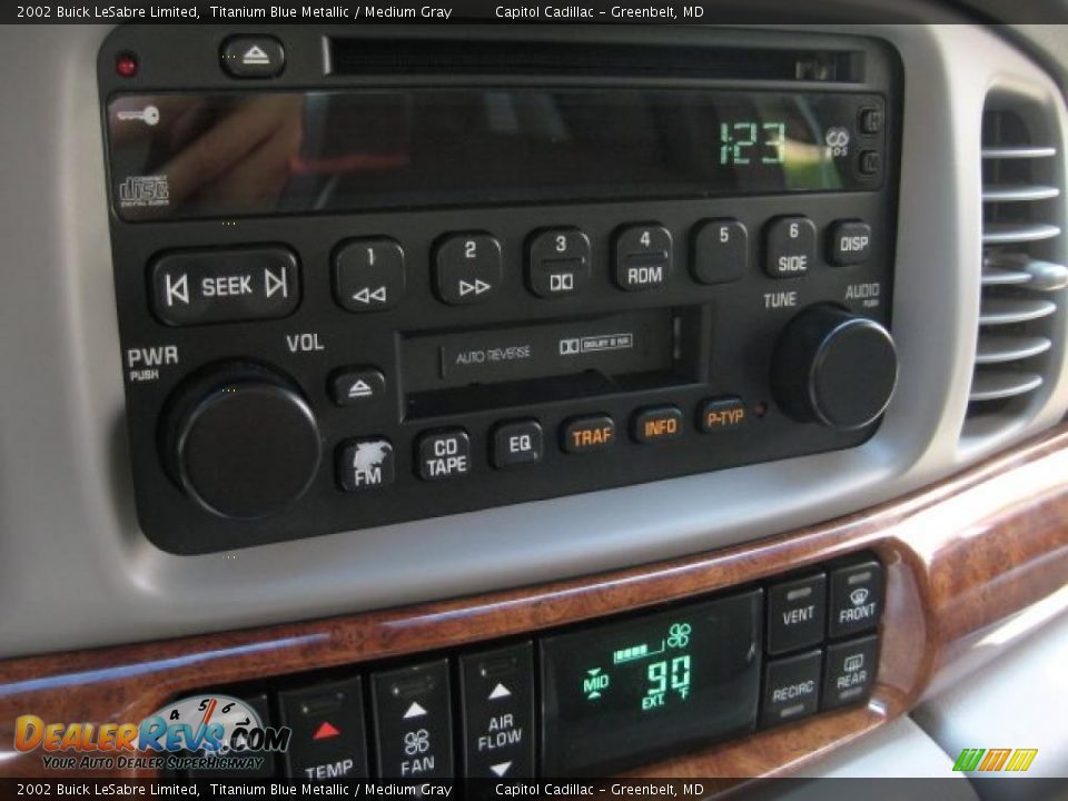 2002 Buick LeSabre Limited Titanium Blue Metallic / Medium Gray Photo #16