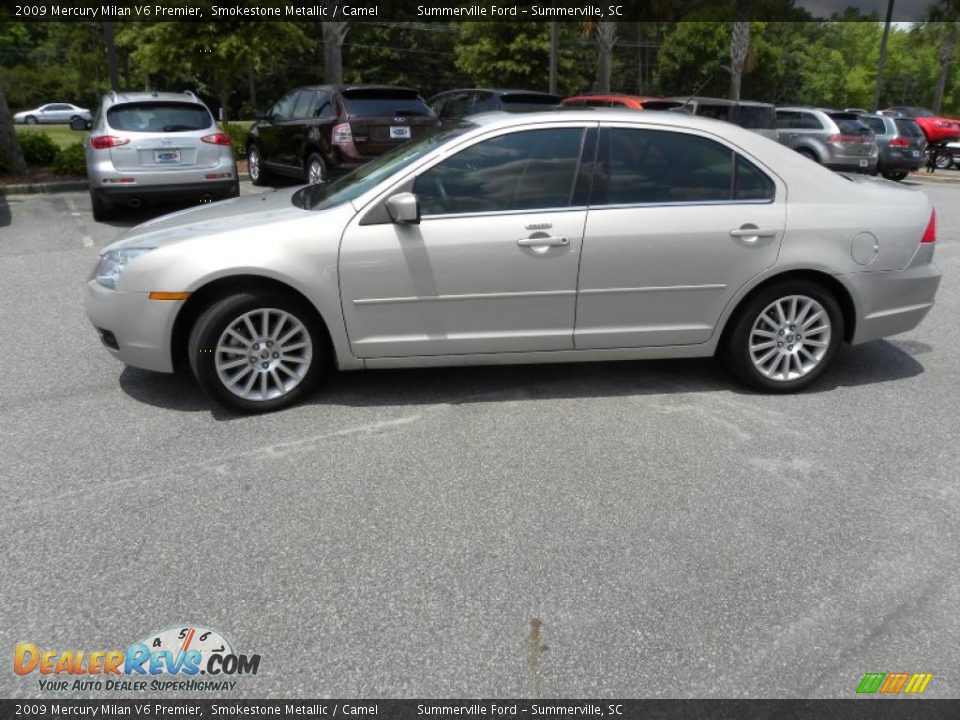 2009 Mercury Milan V6 Premier Smokestone Metallic / Camel Photo #2