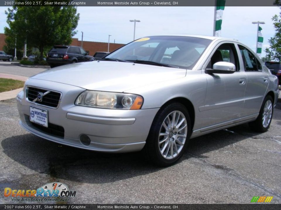 2007 Volvo S60 2.5T Silver Metallic / Graphite Photo #1