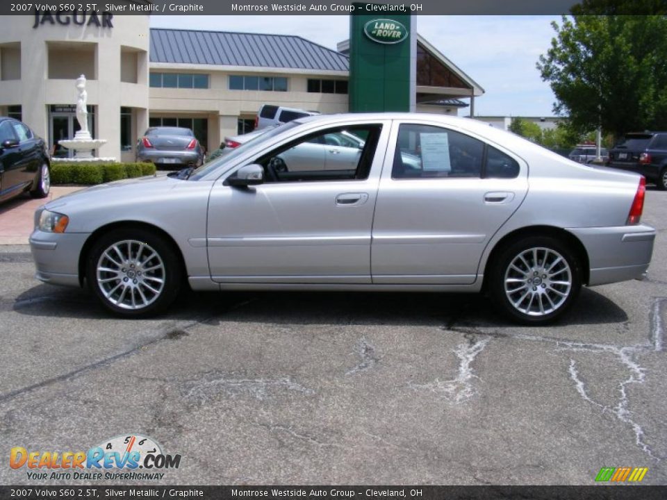 2007 Volvo S60 2.5T Silver Metallic / Graphite Photo #2