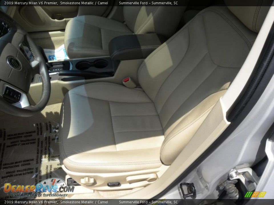 2009 Mercury Milan V6 Premier Smokestone Metallic / Camel Photo #5