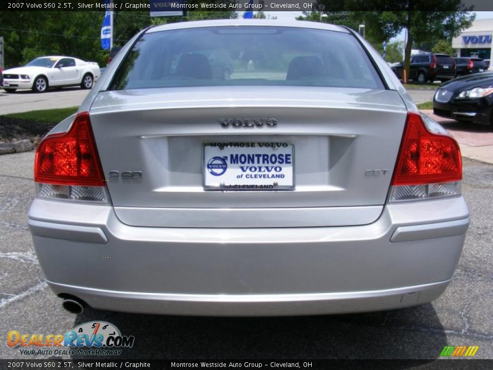 2007 Volvo S60 2.5T Silver Metallic / Graphite Photo #4