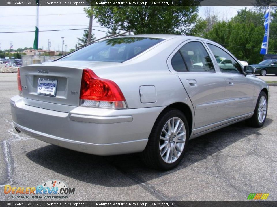 2007 Volvo S60 2.5T Silver Metallic / Graphite Photo #5
